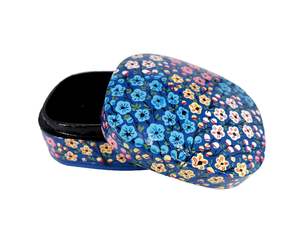 AYAANS-Caja de terciopelo de lujo con luz LED para anillo y colgante, almacenamiento decorativo de Cachemira hecho a mano - Product Image 1