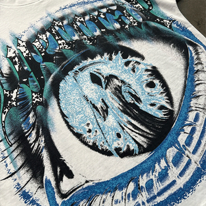 เสื้อยืดผ้าคอตตอนซัก100% บ็อกซี่สโตนแบบวินเทจพิมพ์ลายทรงหลวมใส่สบายสะพายไหล่ใส่สบายโลโก้ตามสั่ง - Product Image 3