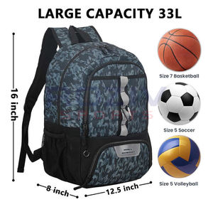 Mochilas Deportivas de Poliéster para Exteriores al por Mayor, de Alta Calidad, Personalizadas, para Fútbol y Gimnasio, de 30-40L - Product Image 2