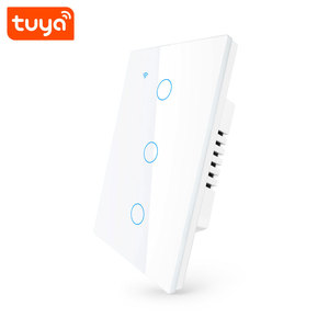 Tuya Smart WiFi <strong>Switch</strong> 3 Gang US Standard No Neutral Wire Touch <strong>Light</strong> <strong>Switch</strong> Works <strong>with</strong> Alexa Google Home Control PST-TY-U3 - Product Image 5
