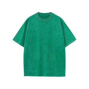 Camisetas de algodón de gran tamaño para hombres, camisetas sólidas básicas de manga corta holgadas informales Unisex, ropa cómoda para el día a día - Product Image 5