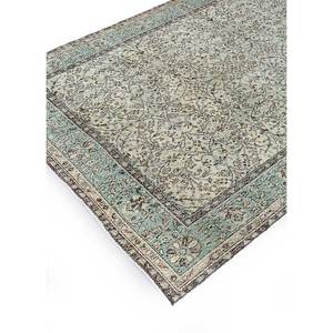 พรมขนสัตว์ลายดอกไม้สไตล์วินเทจ สีเบจและสีน้ำตาล ถักด้วยมือ สำหรับบ้าน ห้องนั่งเล่น ทางเดิน ห้องโถง หรือห้องนอน-Pae-2842 - Product Image 2