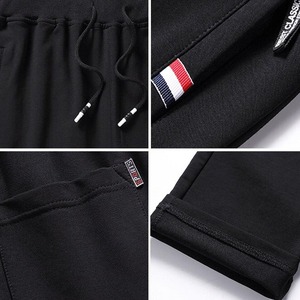 Fitness Wear Transpirable Alta calidad Hombres Peso ligero Cintura media OEM ODM Pantalones de chándal Tela polar Ropa regular Hombres Joggers - Product Image 5
