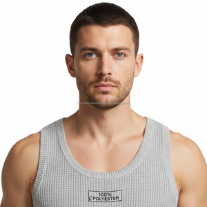 Débardeur Homme Sportif Col V Sans Manches en Polyester Anti-rétrécissement Séchage Rapide pour Gym, Fitness, Course et Basketball - Product Image 5