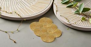 stone <b>coasters</b> Handmade <b>Beaded</b> Tea Coffee Glass Cup <b>Coasters</b> Wholesale Bar Home Creative Square Round <b>Coaster</b> Customize - Product Image 4