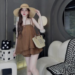 สตรีชุดฤดูร้อนแขนกุดเสื้อผ้าผู้หญิง 2023 ชุดสวมใส่ง่ายราคาถูก 2 ชิ้นบรรจุภัณฑ์ที่กําหนดเองเวียดนาม M - Product Image 4