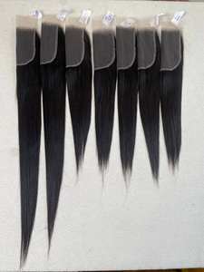 Cabello Humano Virgen Vietnamita 100% con Cutícula Alineada, Cierre de Encaje HD de 100g, Doble Trama, Doble Extracción a Máquina, 2x6 4x4 5x5 - Product Image 3