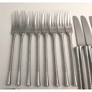 Top Selling Stainless Steel Silver Plated Spoon <b>Knife</b> and Fork Tableware Stainless Steel Spoons Fork and <b>Knife</b> Set - Product Image 4