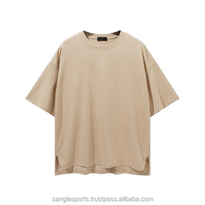 T-shirt oversize pour homme imprimé logo 100% coton T-shirt grande taille T-shirts grands et grands T-shirt coupe ample - Product Image 4