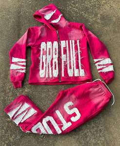 Sudadera con capucha personalizada Trajes de chándal Causal Jogger Chándal Conjunto de pantalones de chándal Jersey Hombres Sudadera con capucha y pantalones Puff Impresión Hombres Traje de sudor - Product Image 3