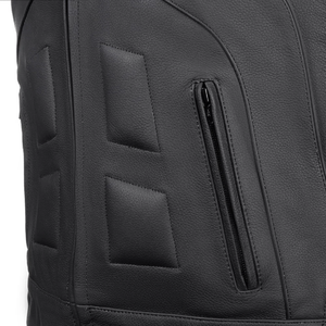 Men's High Quality Custom Waterproof Winter Motorbike Jacket Genuine Leather Breathable Windproof Customizable Design for - Product Image 3