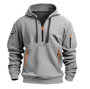 Clásico de los hombres Casual de moda Fleece Pullover Sudaderas Estilos personalizados y colores Invierno Otoño - Product Image 4