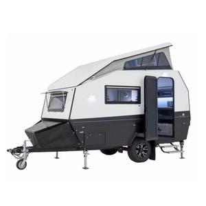 Mini caravane 4x4 disponible pour les aventures hors route et le camping en plein air, suspension indépendante, pliable - À vendre - Product Image 2