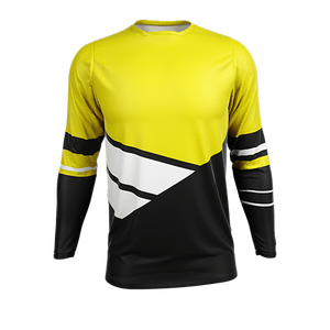 Maillots de vélo de montagne respirants à manches courtes, cyclisme, descente, motocross, MX, VTT, BMX, vêtements de sport grande taille, % polyester - Product Image 1