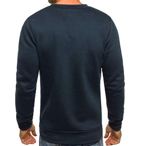 Personnalisé votre conception hommes sweat-shirt 100% coton matériel personnalisé Logo impression O-cou tenue décontracté léger OEM - Product Image 6