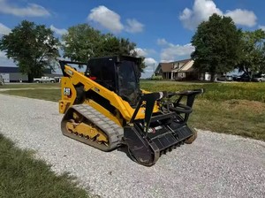 USED 2023 for Caterpillar 299D3 Skid Steer Loader with SHEARE HM <b>Mulcher</b> Head Wheel Loader Type Core Components Including Motor - Product Image 4