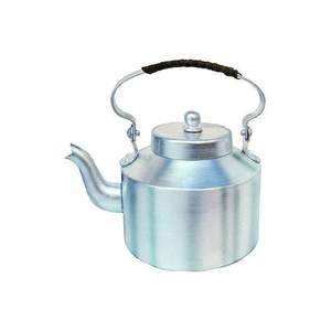 กาต้มน้ำชาอะลูมิเนียมซีรีส์มาสเตอร์ซิลเวอร์ ทนทาน น้ำหนักเบา ต้มน้ำเดือดเร็ว รูปทรงกลม สีเงิน สำหรับโรงแรม ร้านอาหาร ครัว - Product Image 2