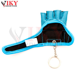 225 Color azul sólido buena venta último producto para tarifa al por mayor guantes de lucha de boxeo hechos a medida llavero - Product Image 4