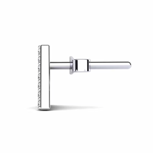 Boucles d'oreilles en diamant cultivé en laboratoire plaqué or 10 carats coupe ronde cadeaux modernes pour les hommes élégants accessoire de confiance de tous les jours - Product Image 6