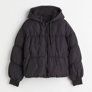 Chaqueta Acolchada de Diseño Personalizado para Mujer, Talla Grande, con Forro de Poliéster, Acolchada, Diseño Sólido, Estilo con Cremallera - Product Image 6