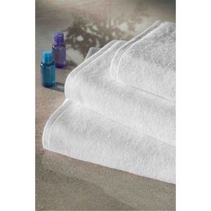 Iperion Series 20/2 Ring Yarn Combed Cotton Hotel <b>Towel</b> <b>Set</b> with Embroidered Logo and Jacquard Technique for Salons - Product Image 1