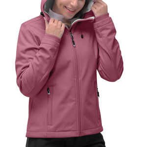 Veste Softshell Homme Hiver Personnalisée avec Logo Imprimé Coupe-Vent Prix Bas Fermeture Éclair Veste Softshell Personnalisée en Polyester - Product Image 1