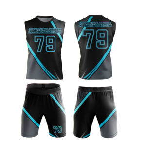 Camiseta de compresión sin mangas sublimada para jóvenes con logotipo personalizado 7v7 de alta calidad Plus 7 7 uniformes de fútbol conjunto XL para deportes de verano - Product Image 6