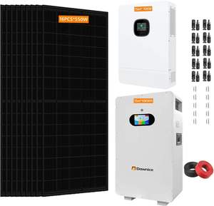 For New 10KW <b>Solar</b> System Complete Kit 10KWH Kit Home System <b>Solar</b> Panels,1Sets 48V 10KW Off Grid <b>Inverter</b>, LiFeP04 <b>Battery</b> - Product Image 3