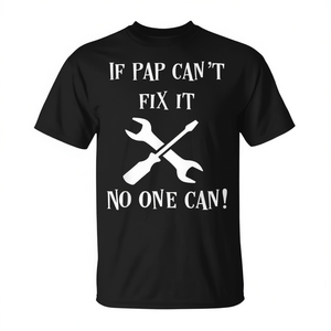 Camiseta Si Pap No Puede Arreglarlo, Nadie Puede Hacerlo, para Papá y Abuelo - Product Image 2
