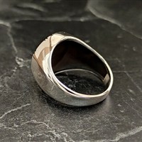 Bague pour homme en argent sterling 925, faite à la main, style steampunk, design géométrique mécanique, sans pierre, sans placage, cadeau idéal