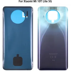 Nuovo per <span class=keywords><strong>Xiaomi</strong></span> <span class=keywords><strong>Mi</strong></span> <span class=keywords><strong>10T</strong></span> Lite 5G coperchio posteriore della batteria 3D pannello di vetro porta posteriore <span class=keywords><strong>Mi</strong></span> <span class=keywords><strong>10T</strong></span> lite custodia in vetro con adesivo Replace - Product Image 3