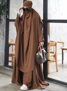 Khadijah Ensemble d'abaya traditionnelle pour adultes Vêtements en polyester respirants Taille unique XXL Impression en relief Commande minimum 2 pièces - Product Image 4