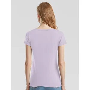 T-shirts personnalisés pour femmes, col en V, 150 pièces, produit promotionnel - Product Image 5