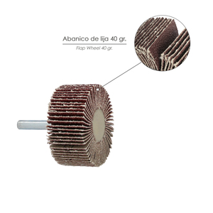 Disco Abrasivo Grana 40 Misura O/ 50 x 25 mm. - Product Image 3