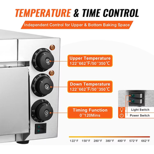 <span class=keywords><strong>Horno</strong></span> de pizza comercial de <span class=keywords><strong>segunda</strong></span> <span class=keywords><strong>mano</strong></span> de 16 pulgadas, precio al por mayor de acero inoxidable de calentamiento rápido de una sola capa a la piedra eléctrica - Product Image 4