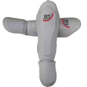 แผ่นรองหน้าแข้งหนังวัว Mayahide F6้านป้องกันสำหรับคาราเต้มวยคุณภาพดี - Product Image 1