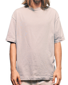 เสื้อยืดผู้ชายหรูหราออแกนิค100% ทรงโอเวอร์ไซส์เปิดไหล่สำหรับคอโปโลปรับแต่ง3D ได้ดีไซน์ขนาดใหญ่พิเศษด้านหน้าแบบกอธิค - Product Image 5