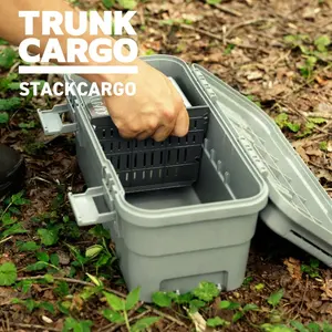 Reliable and Popular garden TRUNKCARGO STACKCARGO toolbox with multiple functions made in Japan