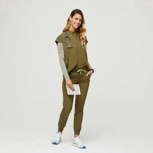 Ropa de hospital de verano, conjunto de Top y pantalones de secado rápido, conjuntos de uniformes, uniforme médico de manga corta, superventas - Product Image 2