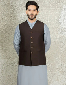 Chaleco ajustado para hombre de la mejor calidad, chalecos de lona hechos a medida para fiestas de boda y Eids, recién llegado, precio barato - Product Image 2