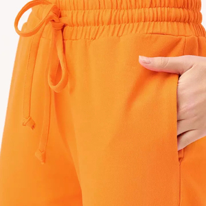 Conjunto de chándal informal de dos piezas para mujer, tops deportivos de manga larga con cremallera a rayas, OEM, alta calidad y venta al por mayor - Product Image 5