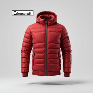 Veste matelassée imperméable à col montant élégante pour hommes et femmes, légère, chaude, personnalisée, mode d'hiver, vêtements de sport de plein air - Product Image 6