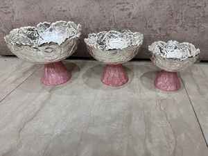 Cuencos Clásicos para Cocina, Hogar, Hotel, Restaurante, Frutas, Cuenco Redondo de Metal Plateado y Resina Hecho a Mano, Suministros para Hoteles - Product Image 2