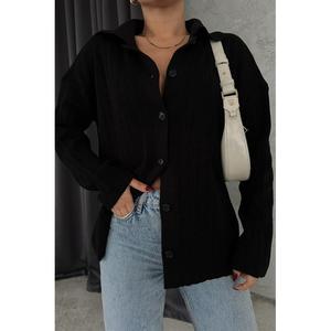 Veste en gabardine surdimensionnée Anya 6063-8, taille plus, modèle spécial - Product Image 4