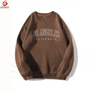 Sweat-shirt personnalisé OEM surdimensionné pour femmes vierge décontracté sweat-shirt imprimé femmes poids lourd unisexe sweats à capuche fabricant - Product Image 5