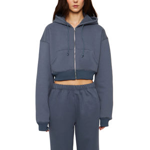 Ensemble de survêtement pour femmes en gros, logo personnalisé, vêtements de sport 2 pièces, jogging tendance pour la salle de sport, décontracté et fitness - Product Image 3