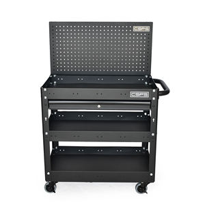 Wholesale <b>Tool</b> <b>Storage</b> <b>Tool</b> Cart 3 Tiers Carbon Steel <b>Tool</b> Cart OEM Supported to Mechanic Garage <b>Cabinet</b> With Wheels Industry - Product Image 6
