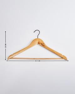 Perchas de Madera de Primera Calidad de un Solo Nivel para Tiendas de Ropa, Sala de Estar o Baño - Product Image 6