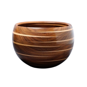 Meilleur bol de service en bois écologique sans BPA avec design personnalisable pour les fêtes, nouveaux accessoires de cuisine attrayants - Product Image 3