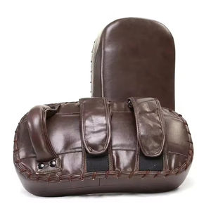 Coussinets de frappe en cuir PU, coutures renforcées, design durable et écologique pour l'entraînement de boxe/kickboxing - Surface douce et confortable - Product Image 2